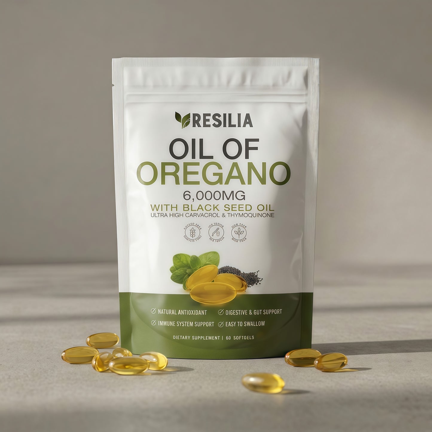 Resilia Oil of Oregano Softgels